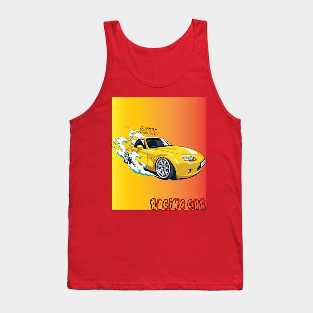 RACING CAR Tank Top by Creative Design for t-shirt